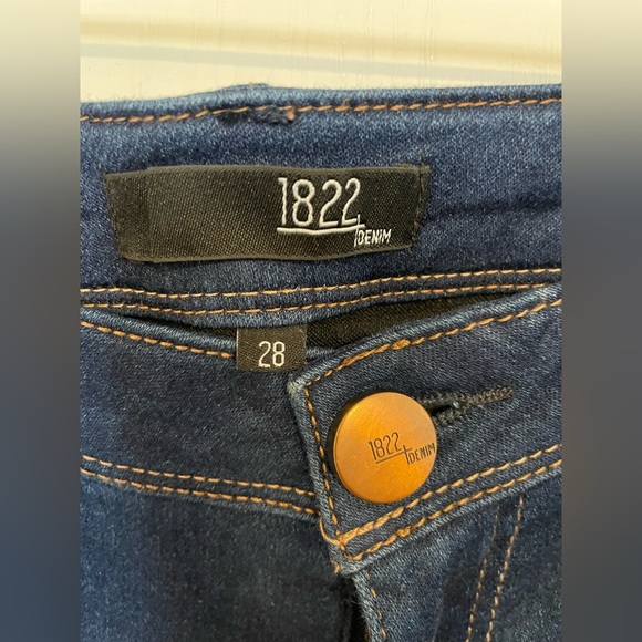 1822 Dark Blue Skinny Jeans - Picture 2 of 3